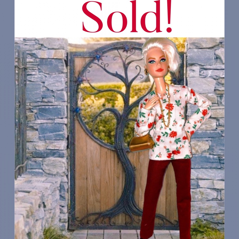 Sold Custom OOAK Barbie outfit (for tall, slim, MTM Barbies)